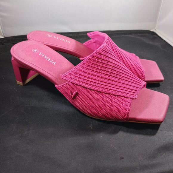 Vivaia Pitaya Square-Toe Block Heel Sandals size 36/ US 5.5-6 - Picture 1 of 10